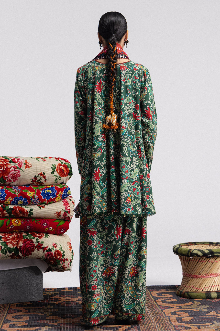 Coco by Zara Shahjahan Prints Linen Unstitched 3Pc Suit D-06B SOFIA