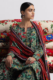 Coco by Zara Shahjahan Prints Linen Unstitched 3Pc Suit D-06B SOFIA
