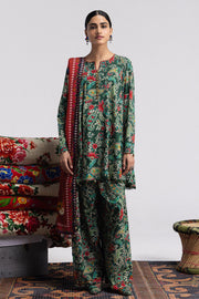 Coco by Zara Shahjahan Prints Linen Unstitched 3Pc Suit D-06B SOFIA