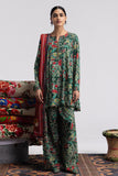 Coco by Zara Shahjahan Prints Linen Unstitched 3Pc Suit D-06B SOFIA