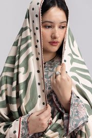 Coco by Zara Shahjahan Prints Linen Unstitched 3Pc Suit D-07A ELOWEN
