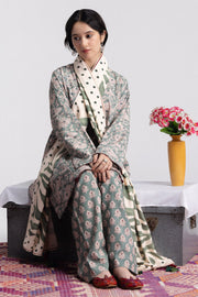 Coco by Zara Shahjahan Prints Linen Unstitched 3Pc Suit D-07A ELOWEN