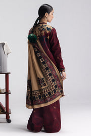 Coco by Zara Shahjahan Prints Linen Unstitched 3Pc Suit D-08A IRIS