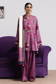 Coco by Zara Shahjahan Prints Linen Unstitched 3Pc Suit D-09A KATYA