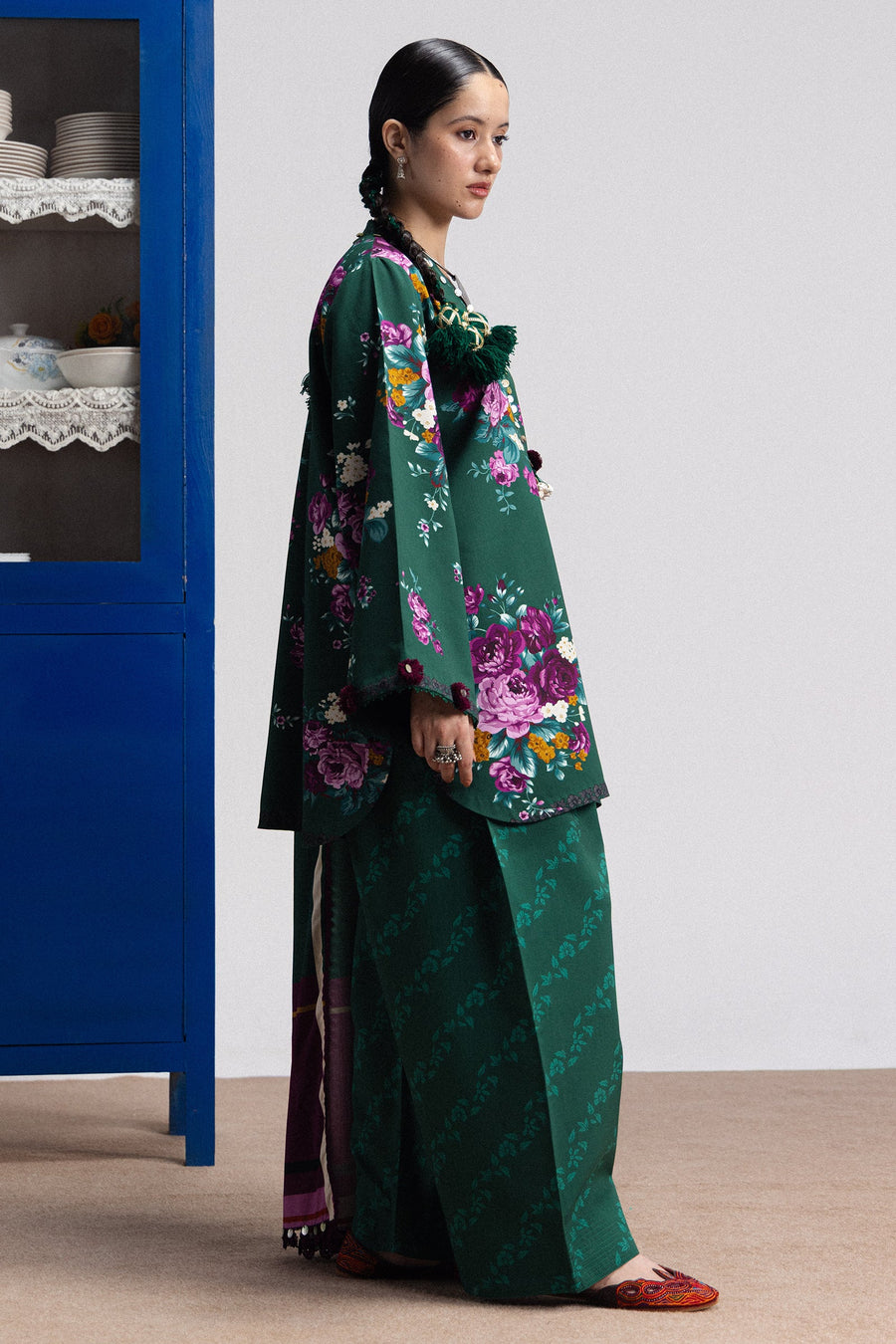 Coco by Zara Shahjahan Prints Linen Unstitched 3Pc Suit D-09B KATYA