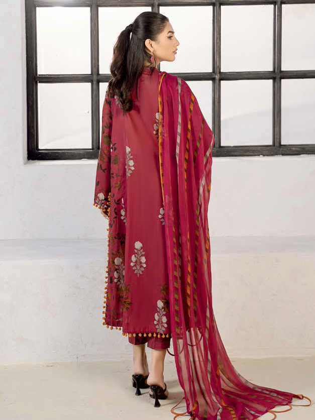 Charizma C-Print Vol-02 Unstitched Printed Lawn 3Pc Suit CP4-14