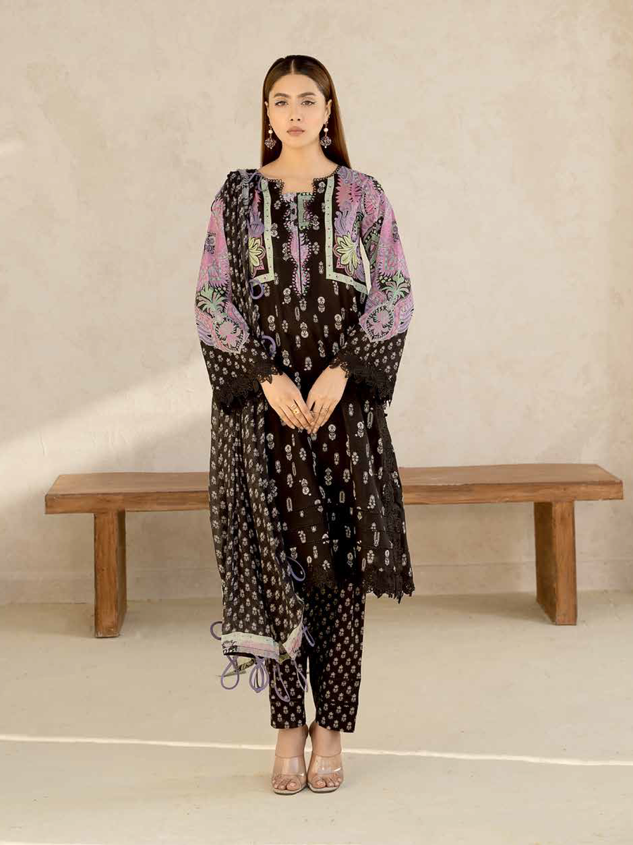 Charizma C-Print Vol-02 Unstitched Printed Lawn 3Pc Suit CP4-16