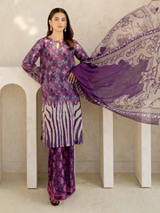 Charizma C-Print Vol-02 Unstitched Printed Lawn 3Pc Suit CP4-17
