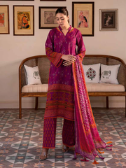 Charizma C-Print Vol-03 Unstitched Printed Lawn 3Pc Suit CP4-22