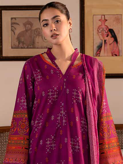 Charizma C-Print Vol-03 Unstitched Printed Lawn 3Pc Suit CP4-22