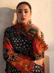 Charizma C-Print Vol-03 Unstitched Printed Lawn 3Pc Suit CP4-25