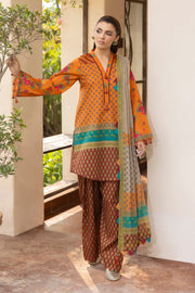 Charizma C-Print Vol-01 Unstitched Lawn 3Pc Suit CP6-01