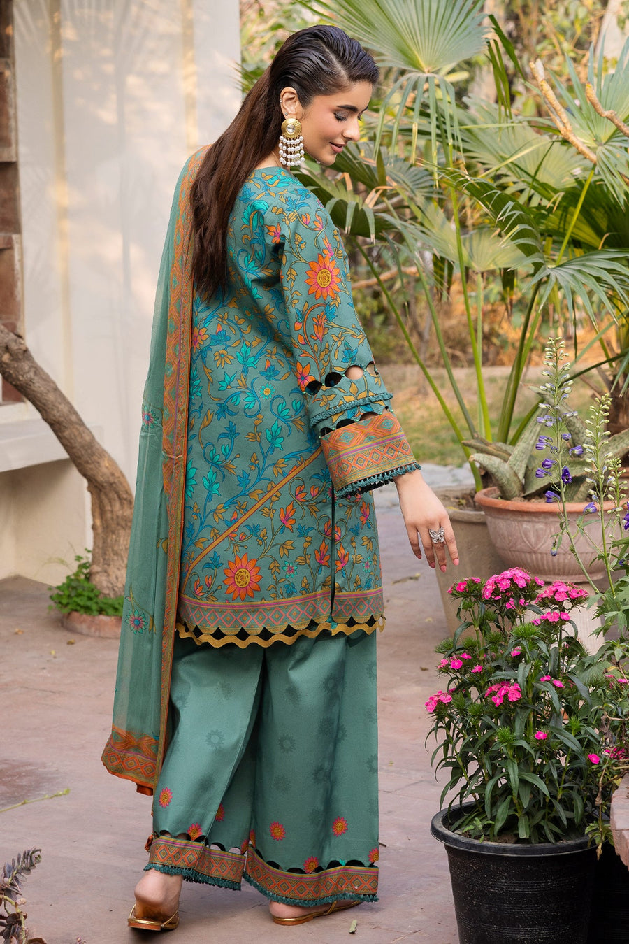 Charizma C-Print Vol-01 Unstitched Lawn 3Pc Suit CP6-03
