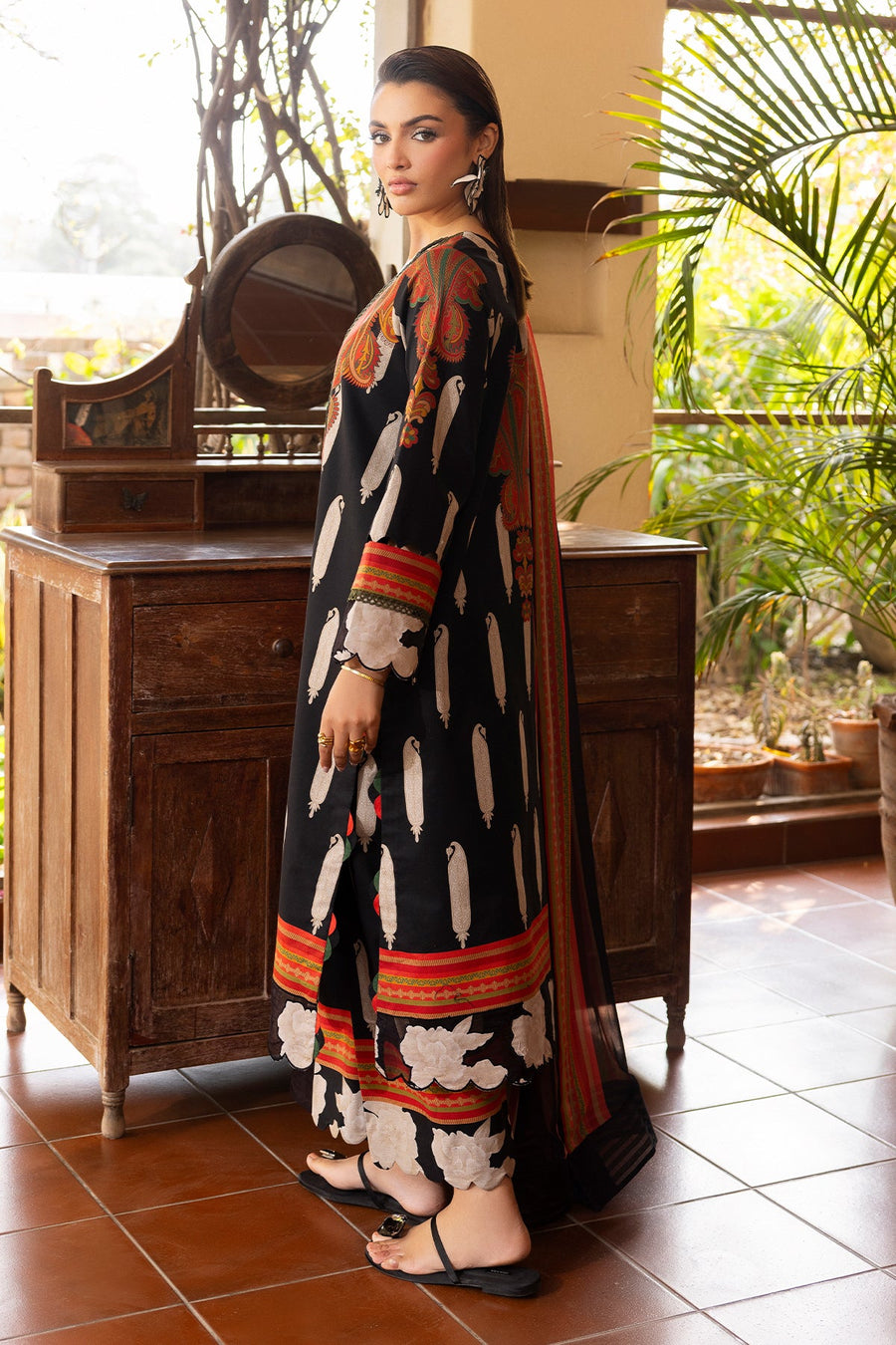 Charizma C-Print Vol-01 Unstitched Lawn 3Pc Suit CP6-04