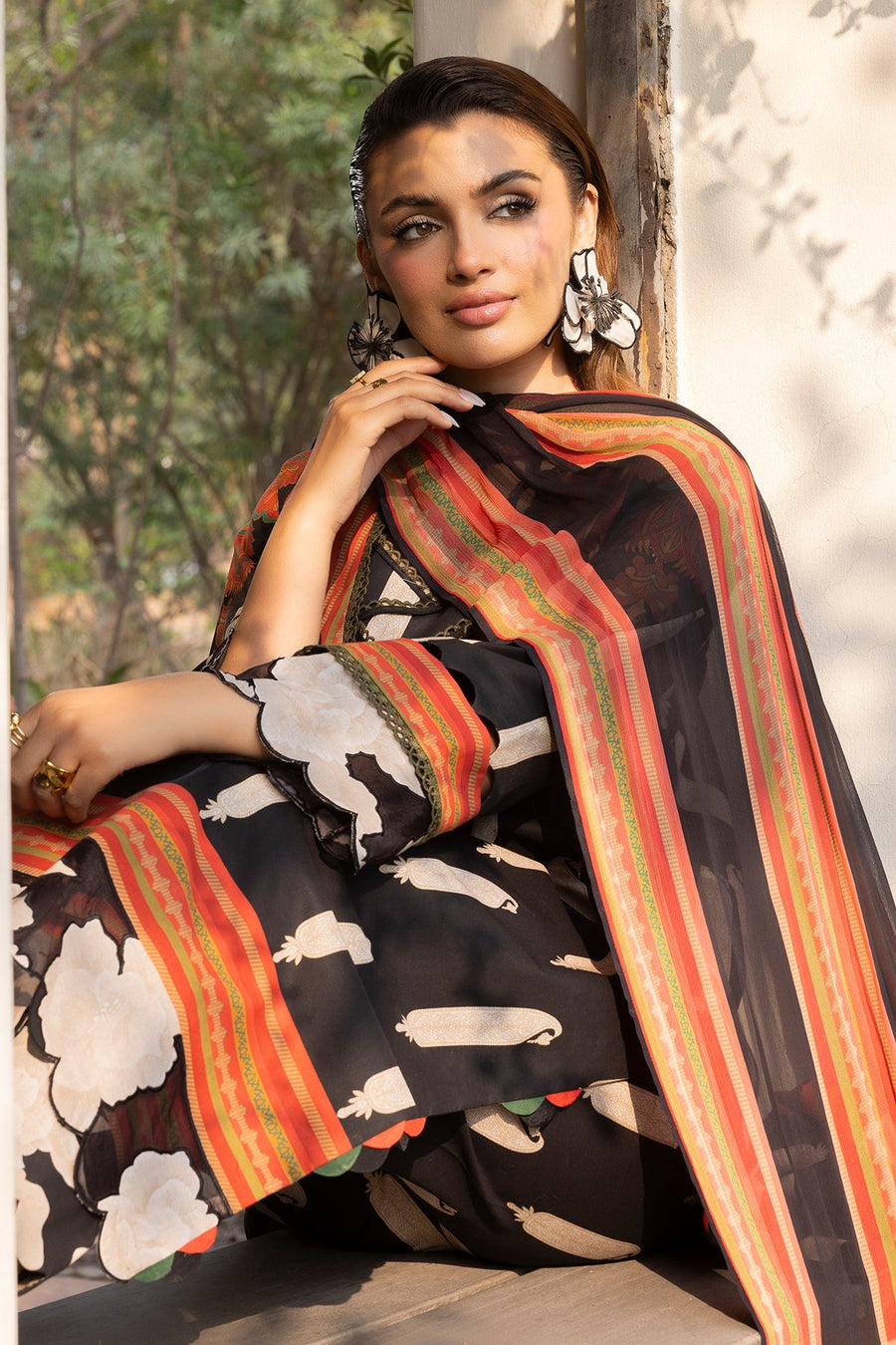 Charizma C-Print Vol-01 Unstitched Lawn 3Pc Suit CP6-04
