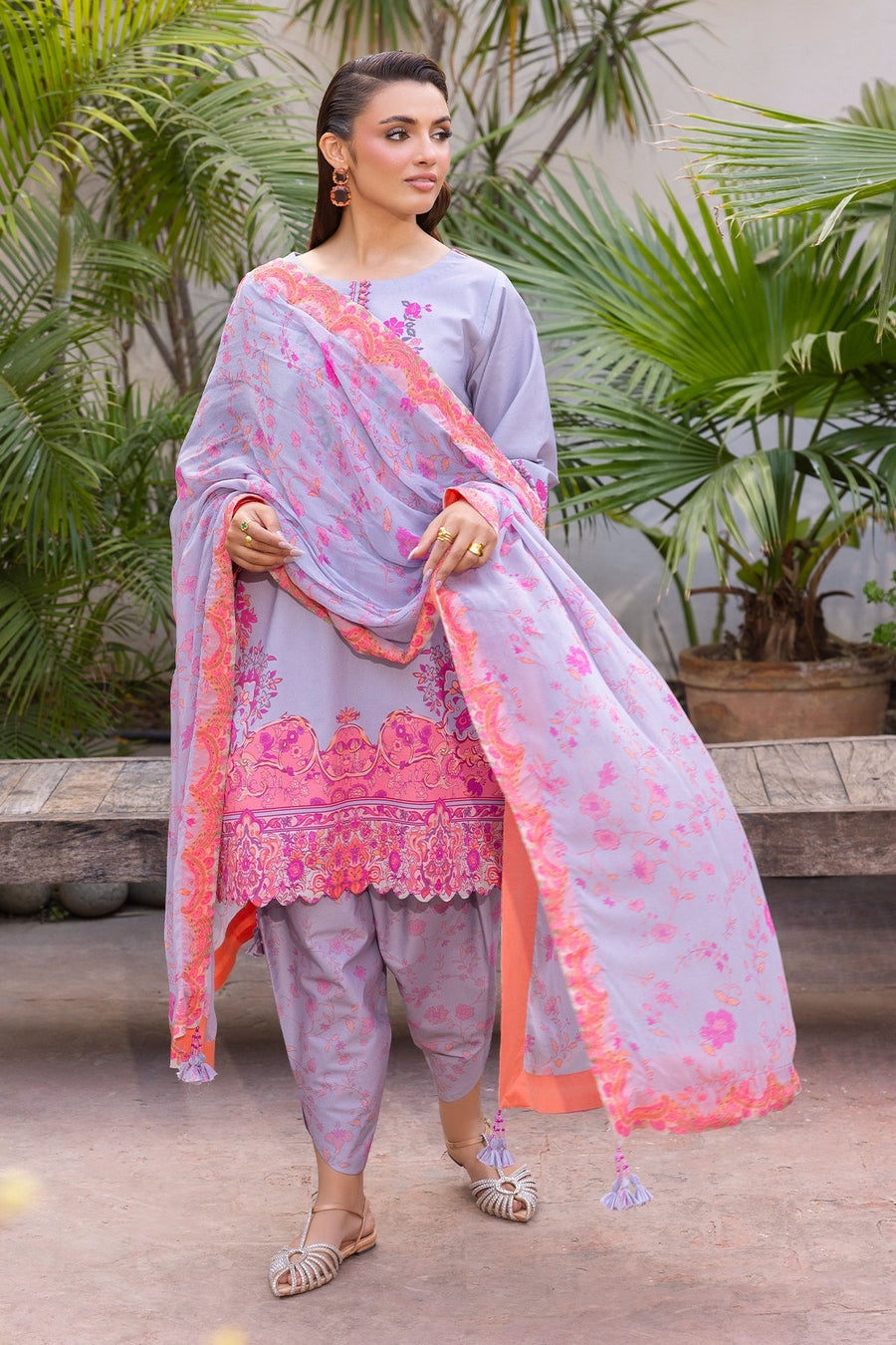 Charizma C-Print Vol-01 Unstitched Lawn 3Pc Suit CP6-06