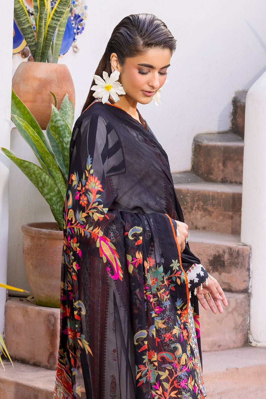 Charizma C-Print Vol-01 Unstitched Lawn 3Pc Suit CP6-07