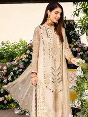 Charizma Shehnai Premium Embroidered Chiffon Unstitched 3Pc Suit CPC-02