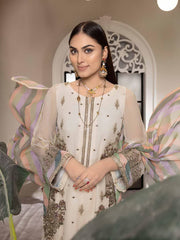 Charizma Shehnai Premium Embroidered Chiffon Unstitched 3Pc Suit CPC-05