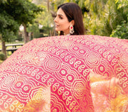 Charizma Shehnai Premium Embroidered Chiffon Unstitched 3Pc Suit CPC-06