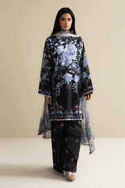 Coco by Zara Shahjahan Prints Unstitched Lawn 3Pc Suit D-10B EMIN
