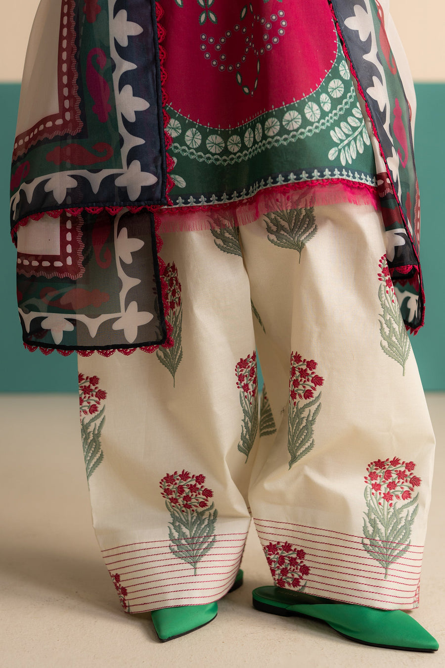 Coco by Zara Shahjahan Prints Unstitched Lawn 3Pc Suit D-02B NELEA