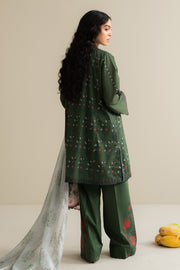 Coco by Zara Shahjahan Prints Unstitched Lawn 3Pc Suit D-03A TINSA