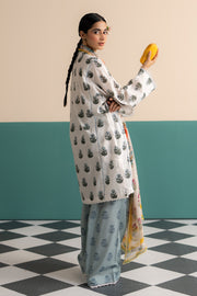 Coco by Zara Shahjahan Prints Unstitched Lawn 3Pc Suit D-04B ZOFI