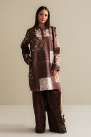 Coco by Zara Shahjahan Prints Unstitched Lawn 3Pc Suit D-05B MEVI