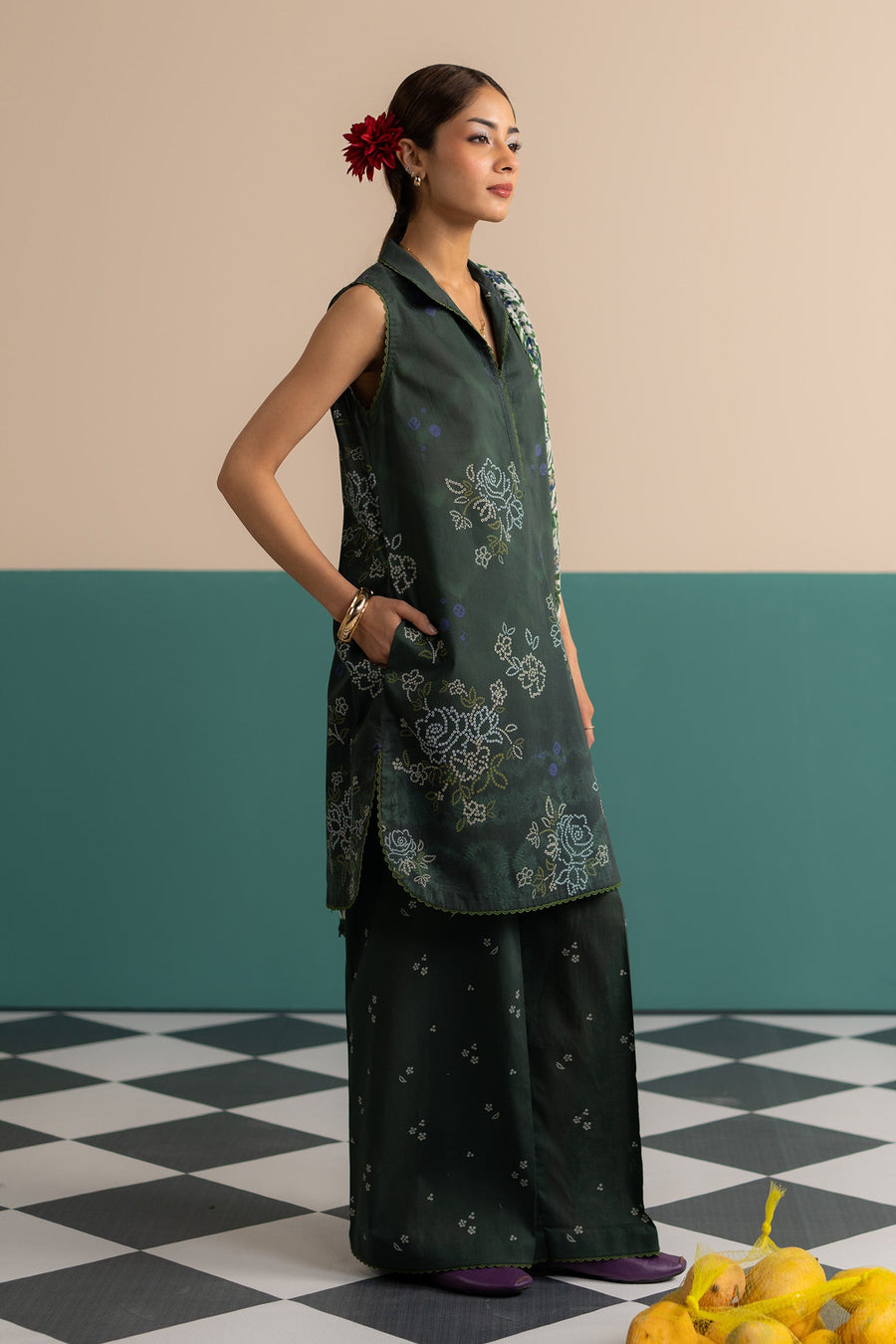 Coco by Zara Shahjahan Prints Unstitched Lawn 3Pc Suit D-06A KINA