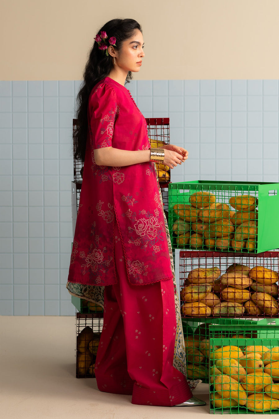 Coco by Zara Shahjahan Prints Unstitched Lawn 3Pc Suit D-06B KINA