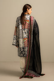Coco by Zara Shahjahan Prints Unstitched Lawn 3Pc Suit D-08B ELRA