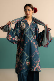 Coco by Zara Shahjahan Prints Unstitched Lawn 3Pc Suit D-09B ZARYA