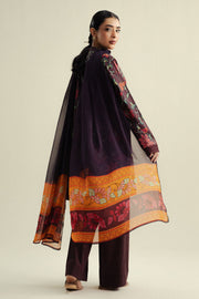 Coco by Zara Shahjahan Prints Unstitched Cotton 3Pc Suit D-01A Meadow