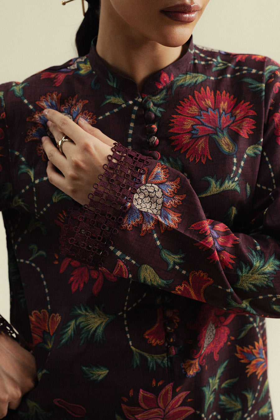 Coco by Zara Shahjahan Prints Unstitched Cotton 3Pc Suit D-01A Meadow