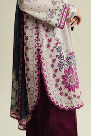 Coco by Zara Shahjahan Prints Unstitched Cotton 3Pc Suit D-02A Muse