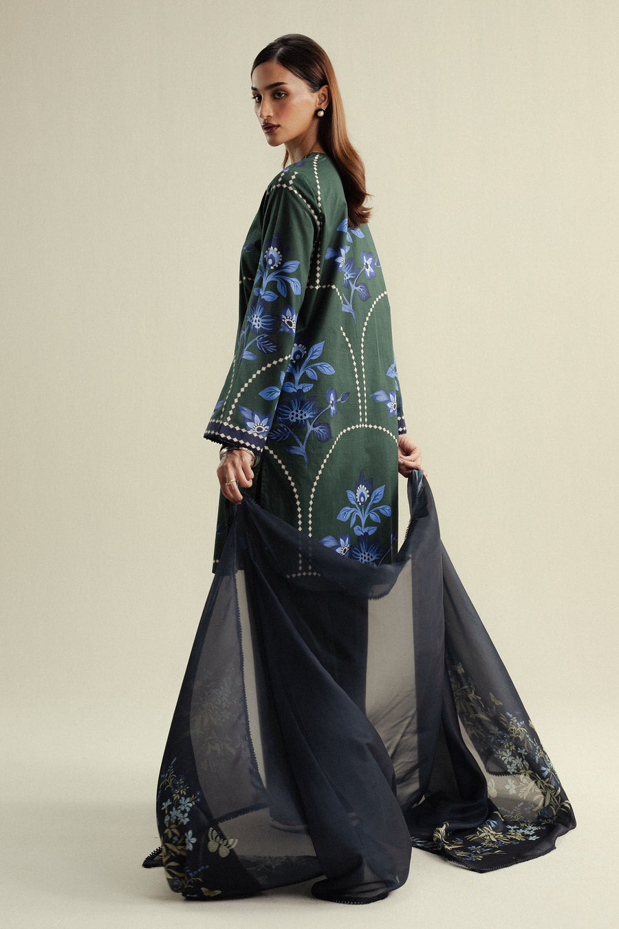 Coco by Zara Shahjahan Prints Unstitched Cotton 3Pc Suit D-03B Loom