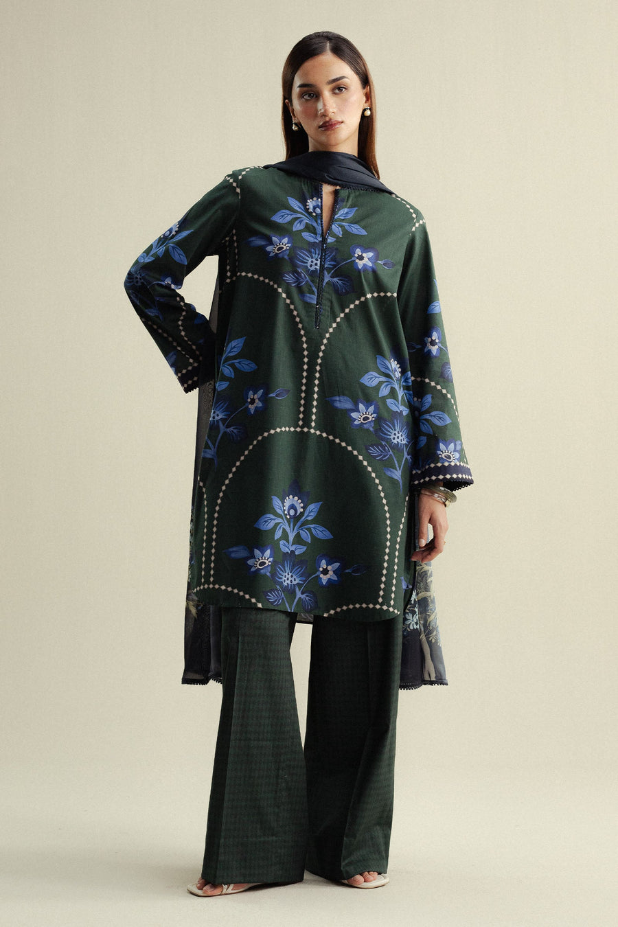 Coco by Zara Shahjahan Prints Unstitched Cotton 3Pc Suit D-03B Loom