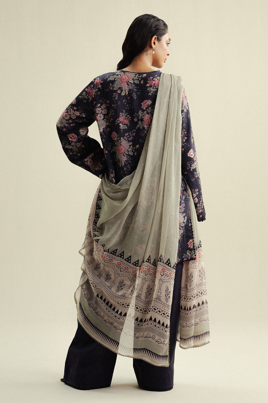 Coco by Zara Shahjahan Prints Unstitched Cotton 3Pc Suit D-04A Aster