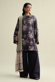 Coco by Zara Shahjahan Prints Unstitched Cotton 3Pc Suit D-04A Aster