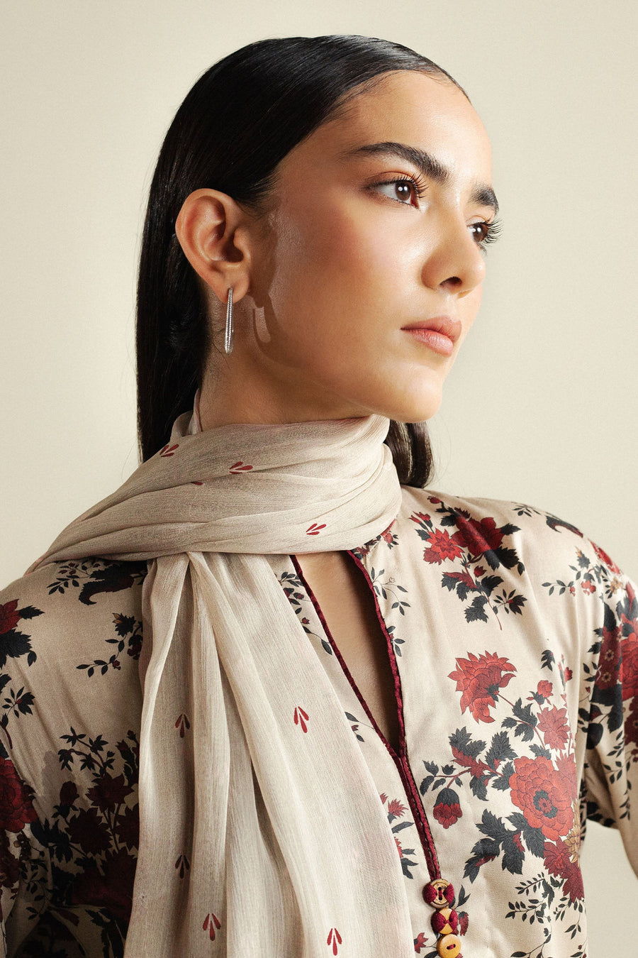 Coco by Zara Shahjahan Prints Unstitched Cotton 3Pc Suit D-04B Aster