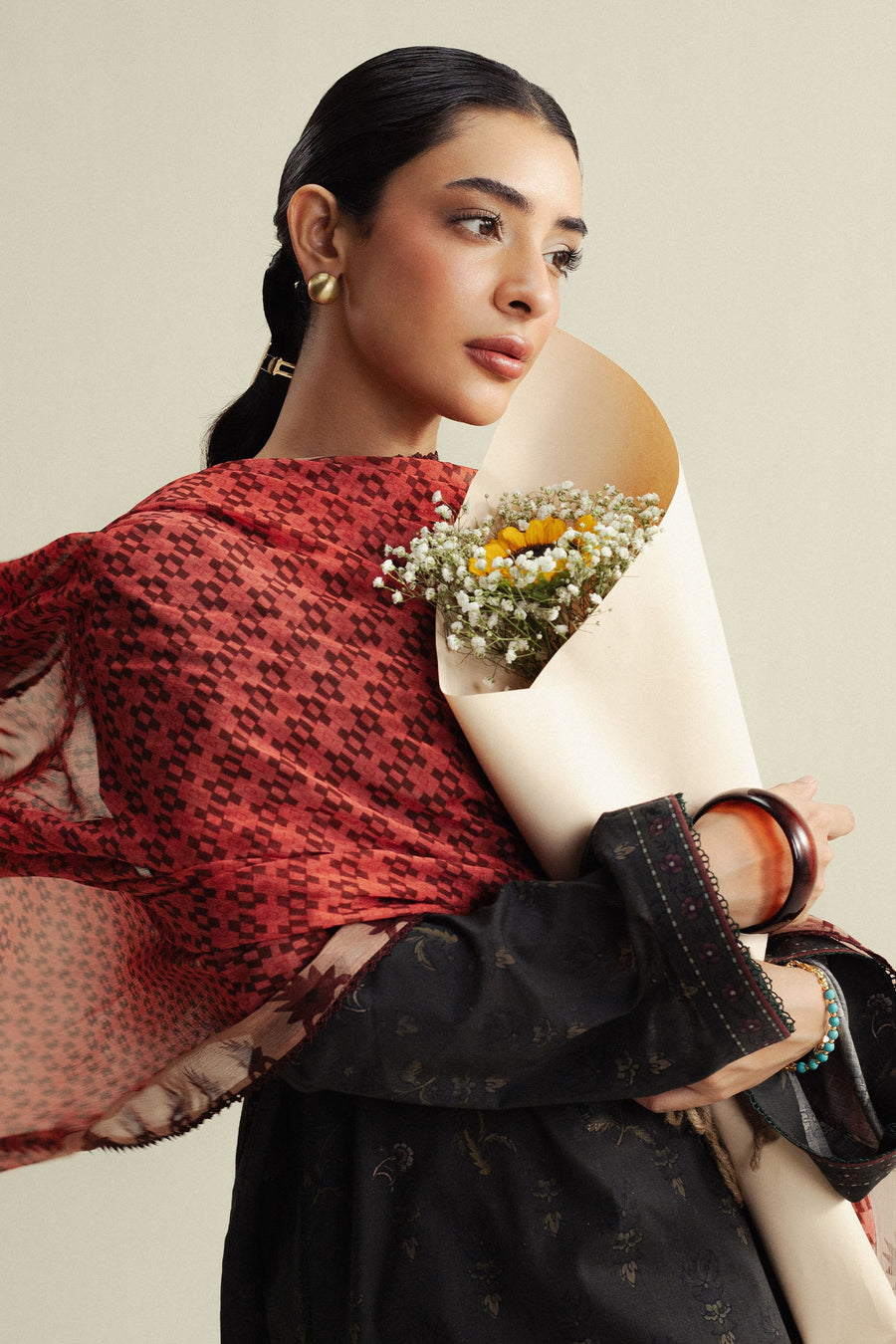 Coco by Zara Shahjahan Prints Unstitched Cotton 3Pc Suit D-05A Fable