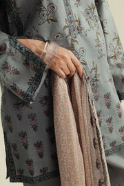 Coco by Zara Shahjahan Prints Unstitched Cotton 3Pc Suit D-05B Fable