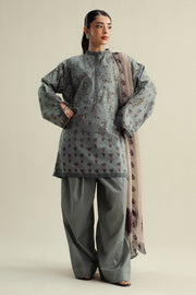 Coco by Zara Shahjahan Prints Unstitched Cotton 3Pc Suit D-05B Fable