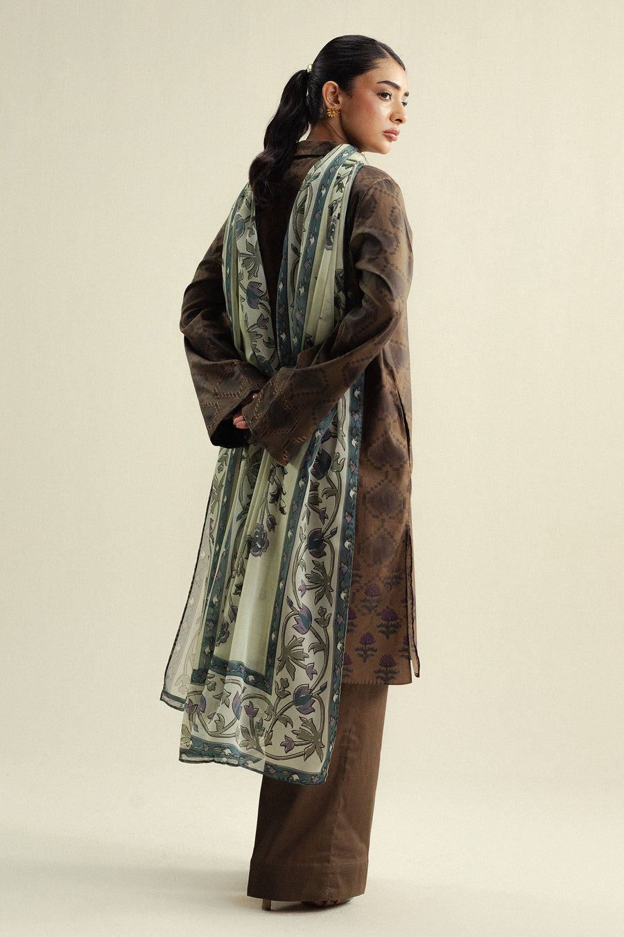 Coco by Zara Shahjahan Prints Unstitched Cotton 3Pc Suit D-06A Rove