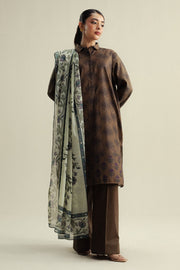 Coco by Zara Shahjahan Prints Unstitched Cotton 3Pc Suit D-06A Rove