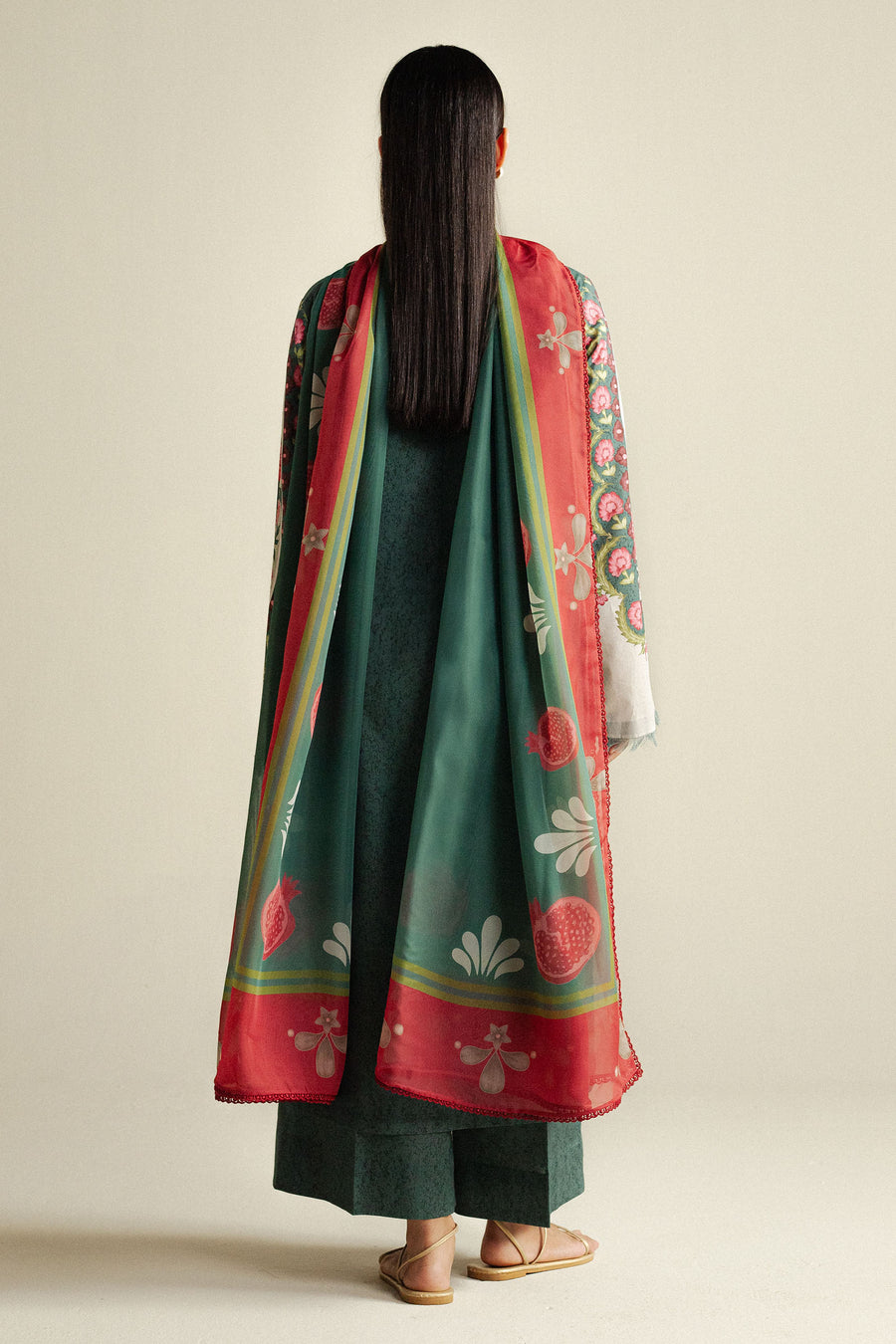 Coco by Zara Shahjahan Prints Unstitched Cambric 3Pc Suit D-09A SOL