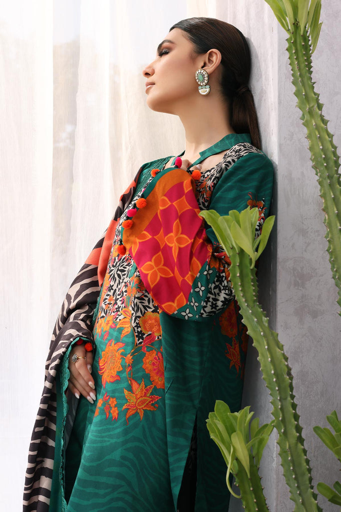 Charizma Print Melody Unstitched Embroidered Staple 3Pc Suit CPMW3-01