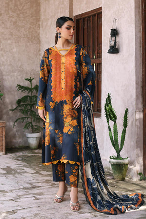 Charizma Print Melody Unstitched Embroidered Staple 3Pc Suit CPMW3-03