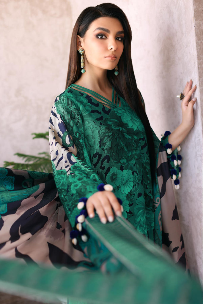 Charizma Print Melody Unstitched Embroidered Staple 3Pc Suit CPMW3-05